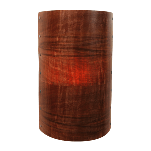 Axiom Drum Wall Light in Blackwood